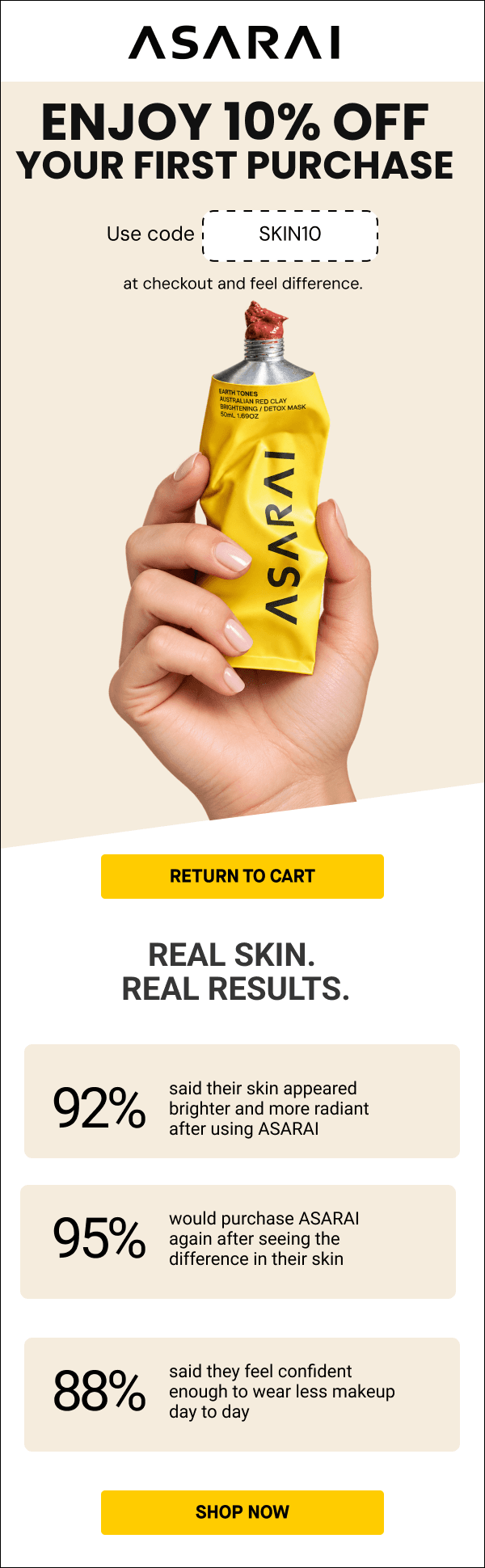 Enjoy 10% Off Your First Purchase