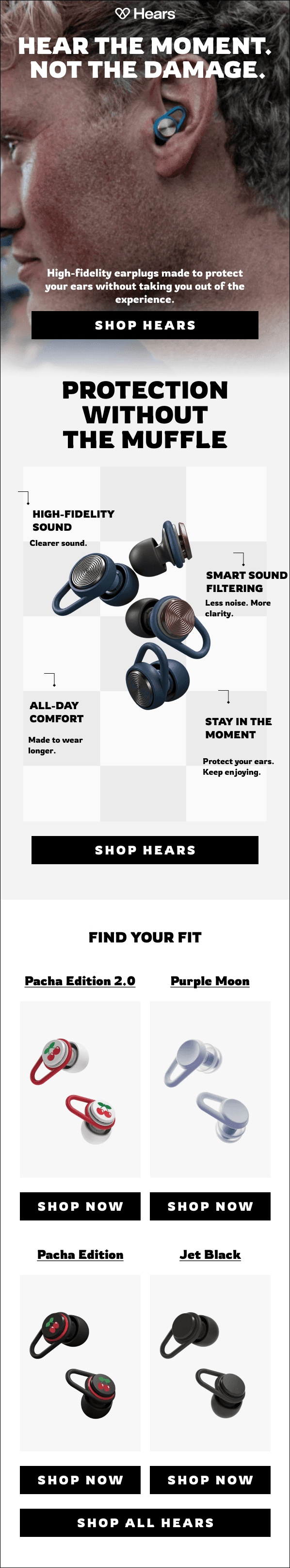 Hear The Moment. Not The Damage.